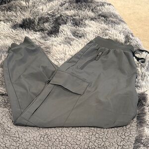 Ladies Libian Dark Gray Cargo Pants